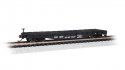 52′ Steel Flatcar - Ready to Run -- Norfolk & Western 32804 (black), N, Bachmann Industries 17356