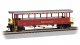 Open-Sided Excursion Car with Seats - Ready-to-Run - Silver Series(R) -- Durango & Silverton, HO, Bachmann Industries 17431