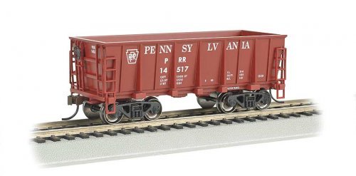 Ore Car - Ready to Run - Silver Series(R) -- Pennsylvania Railroad 14517 (Tuscan), HO, Bachmann Industries 18605