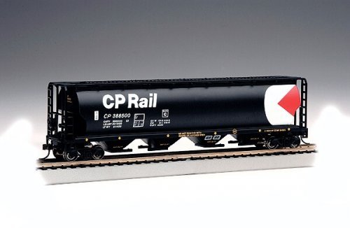 Canadian Cylindrical 4-Bay Grain Hopper - Ready to Run - Silver Series(R) -- Canadian Pacifi, HO, Bachmann Industries 19129