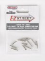 E-Z Street(TM) Accessory -- E-Z Street to 3-Rail Track Joiners/Track Pins pkg(8 Outer, 4 Inner), O, Bachmann Industries 272