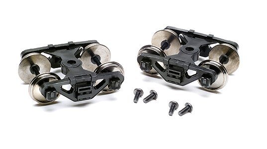 Spectrum(R) On30 Trucks w/Wheel Sets -- Freight - Vulcan 1 Pair, On30, Bachmann Industries 29905