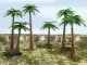 Palm Trees - SceneScapes(TM) -- 4 - 6′ Tall pkg(6), HO, Bachmann Industries 32015