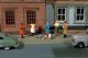 Sidewalk People - SceneScapes(TM) -- pkg(6), HO, Bachmann Industries 33117