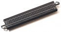Straight Track w/Steel Rail & Black Roadbed - E-Z Track(R) -- 9′ 22.9cm pkg(4), HO, Bachmann Industries 44411