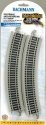 Reversing System - E-Z Track(R) -- 18′ Radius Curved w/Nickel Silver Rail & Gray Roadbed p, On30, Bachmann Industries 44549