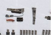 Girder Bridge w/Nickel Silver Rail - E-Z Track(R) -- Union Pacific (silver, red), N, Bachmann Industries 44654