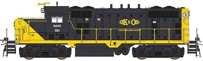 GP16 - Sound and DCC -- Webb Asset Manangement WAMX/WATCO K&O (black, yellow), HO, Intermountain Railway Company 49848S