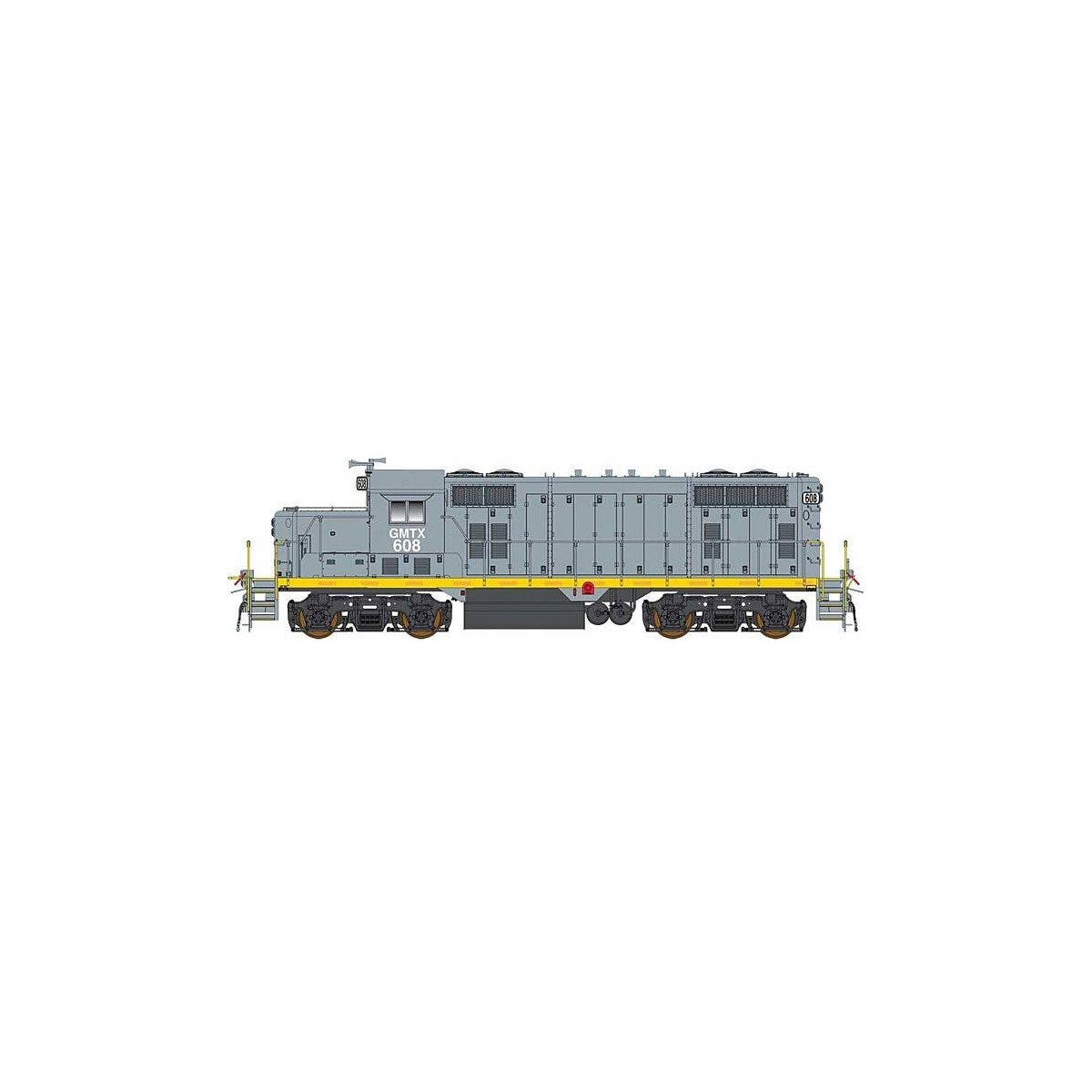 GP16 - Sound and DCC -- GATX Leasing GMTX (gray, yellow), HO, Intermountain Railway Company 49849S