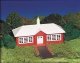 Plasticville Classic Kit - School House -- 6 x 7-1/8′ 15.3 x 18.1cm, HO, Bachmann Industries 45133