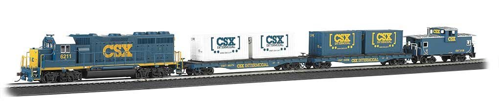 Coastliner Train Set -- CSX Transportation, HO, Bachmann Industries 734