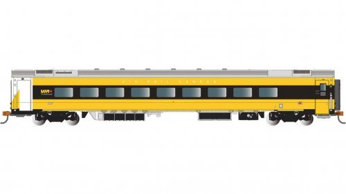 Siemens Venture Coach - VIA Version - Ready to Run -- VIA Rail Canada 2617 (Lumi Scheme, yel, HO, Bachmann Industries 74520