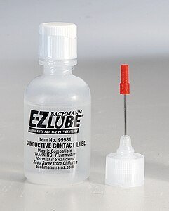 Conductive Contact Lube - E-Z Lube(R) -- 1oz 29.6ml, All Scales, Bachmann Industries 99981