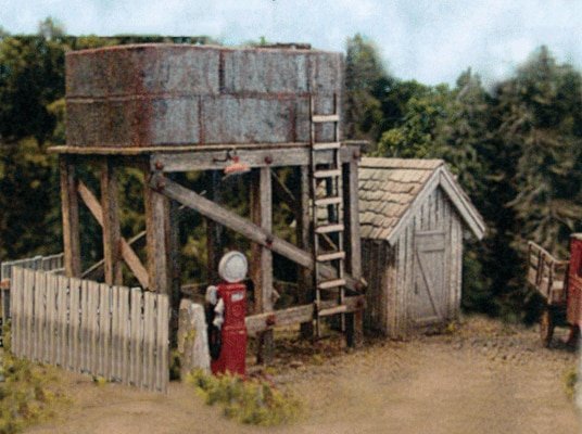 Twin Peaks -- Laser-Cut Wood Kit - Two Small Businesses, HO, Bar Mills LLC 512