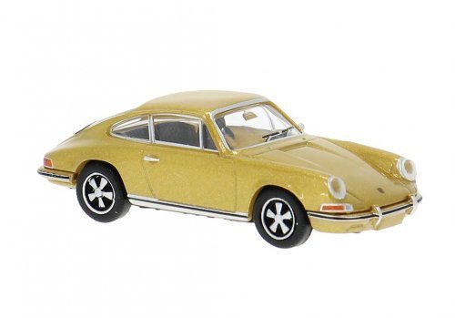 1968-1973 Porsche 911 - Assembled -- Gold, HO, Brekina Automodelle 16233