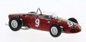 1961 Ferrari F 156 - Assembled -- Innes Ireland 9 Silverstone 1962 (red, white, German Lette, HO, Brekina Automodelle 22995