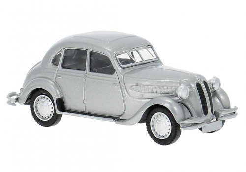 1936-1941 BMW 326 Sedan - Assembled -- Silver, HO, Brekina Automodelle 24564