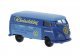 1960-1963 Volkswagen T1b Kasten Cargo Van - Assembled -- Rheinelektra (blue, yellow, German , HO, Brekina Automodelle 32794