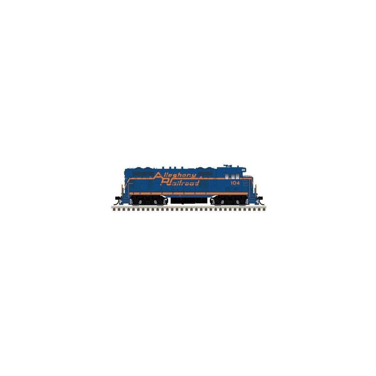 CF7 - Sound and DCC - Master Gold -- Allegheny Railroad 103 (blue, yellow), HO, Atlas Model Railroad Co. 10004956