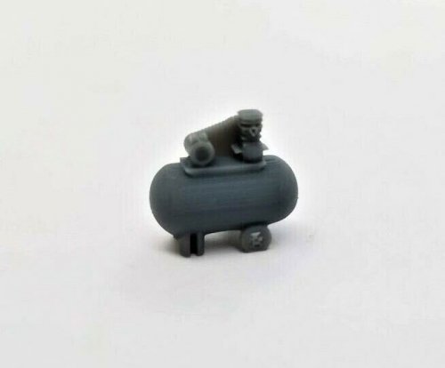 Short Air Compressor -- pkg(5), N, All Scale Miniatures 1600902