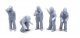 Fishermen -- pkg(5), N, All Scale Miniatures 1600994