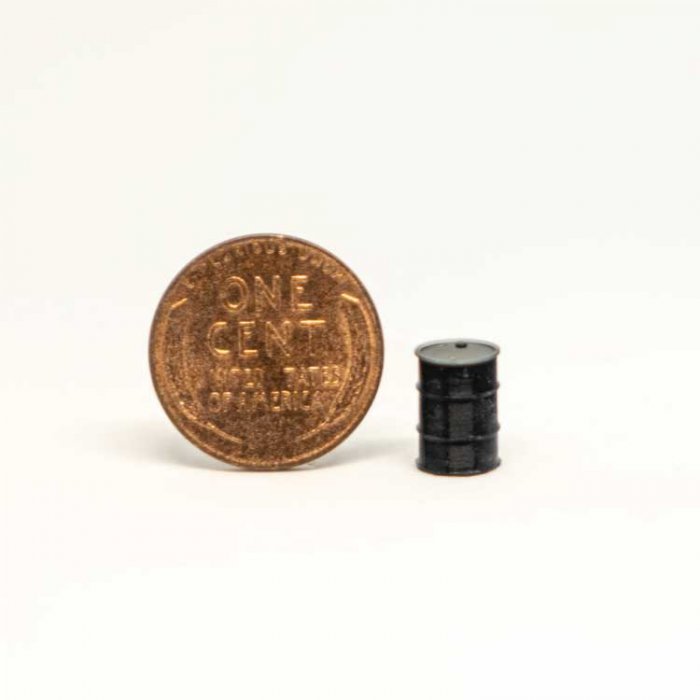 Steel Drum with Bungs -- pkg(5), HO, All Scale Miniatures 870834