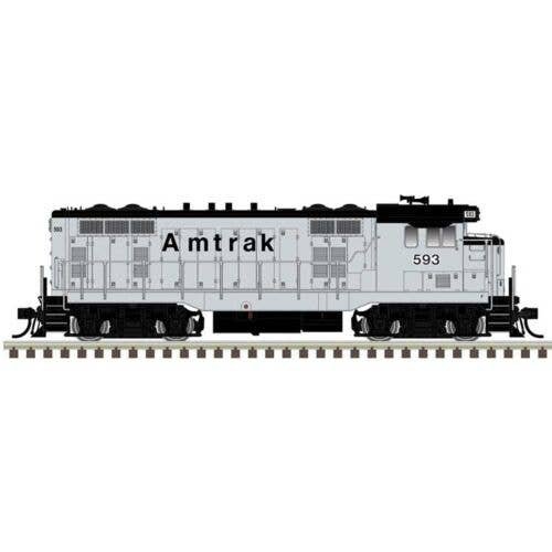 CF7 - Sound and DCC - Master Gold -- Amtrak 597 (silver, black), HO, Atlas Model Railroad Co. 10004959