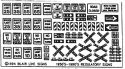 Highway Signs -- Regulatory Signs 1 1950s-Present (black, white), HO, Blair Line 102