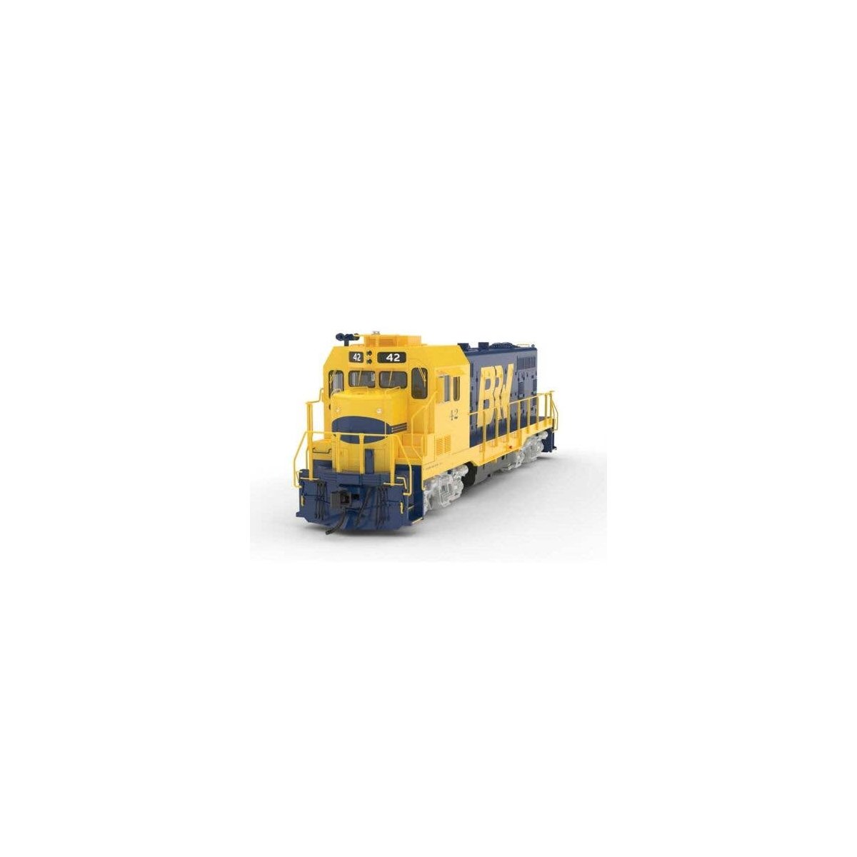 CF7 - Sound and DCC - Master Gold -- Black River & Western 42 (Ex-ATSF, blue, yellow), HO, Atlas Model Railroad Co. 10004964