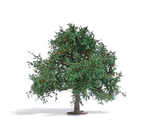 Apple Tree - Exclusive -- 2-15/16′ 7.5cm Tall, HO, Busch Gmbh & Co Kg 3652