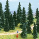 Pine Trees -- 1-3/16 - 2-15/16′ 3 - 7.5cm Tall pkg(10), All Scales, Busch Gmbh & Co Kg 6503