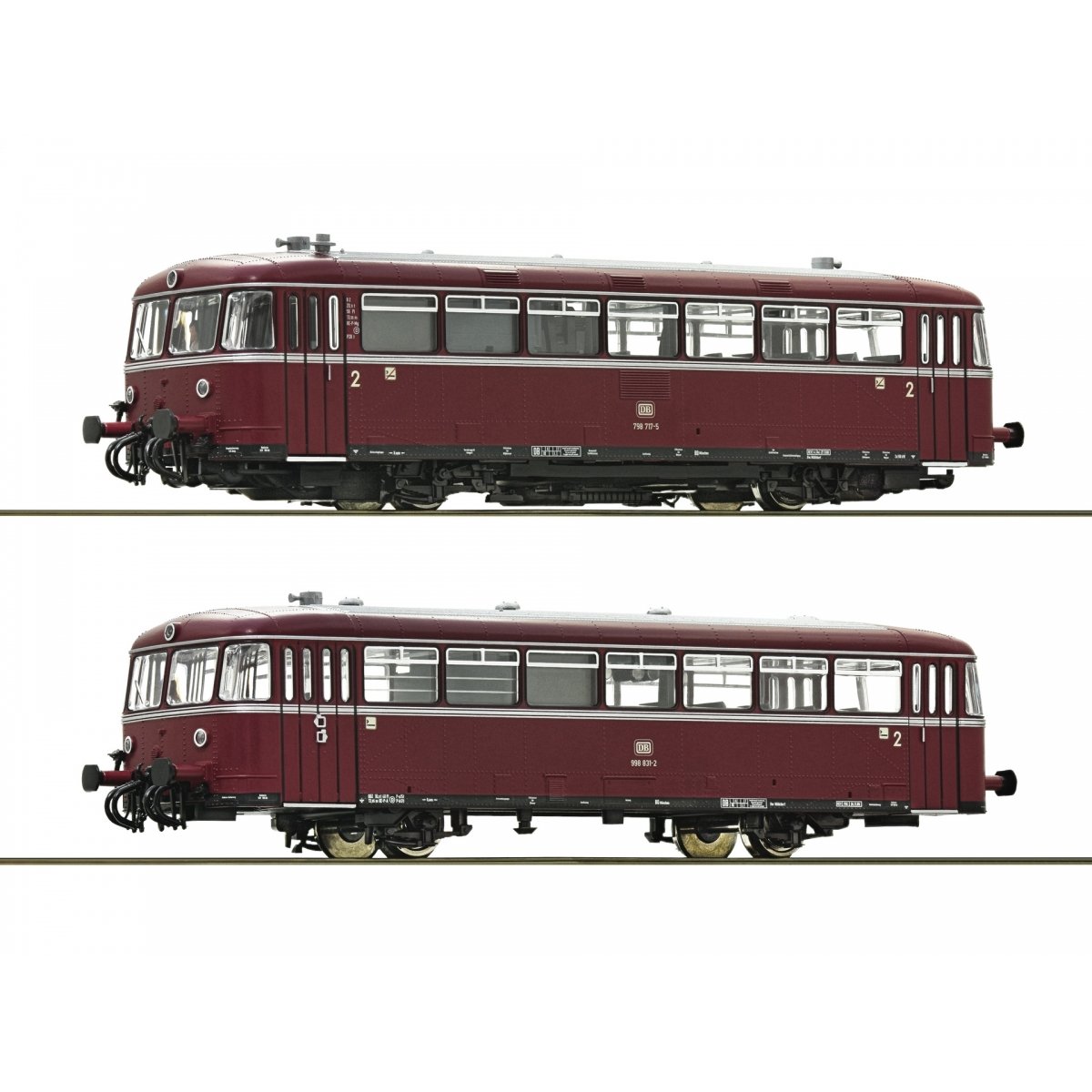 Railbus class -- Schienenbus -- 798-998 - DB - HO - Roco Fleischmann 52635