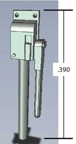 Locomotive Brake Lever - Plastic -- pkg(2), HO, Cal Scale 617