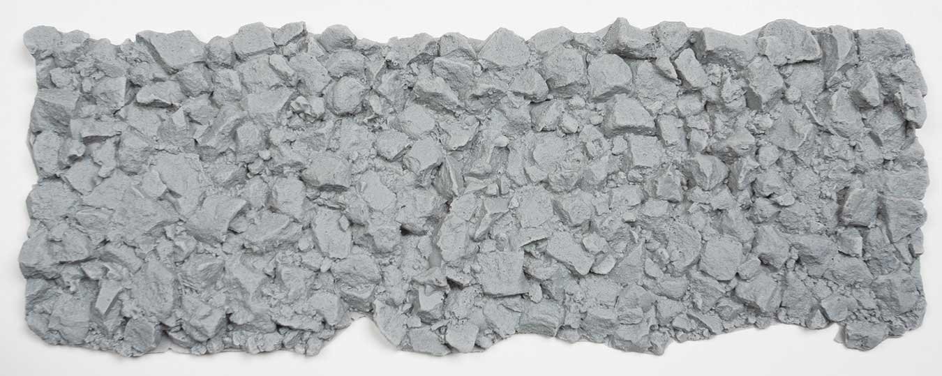 Flexible Textured Freight Car Load Sheets -- Stone Rip Rap - Large 11-1/2 x 4′ 29.2 x 10.1cm, HO, Chooch Enterprises 8600
