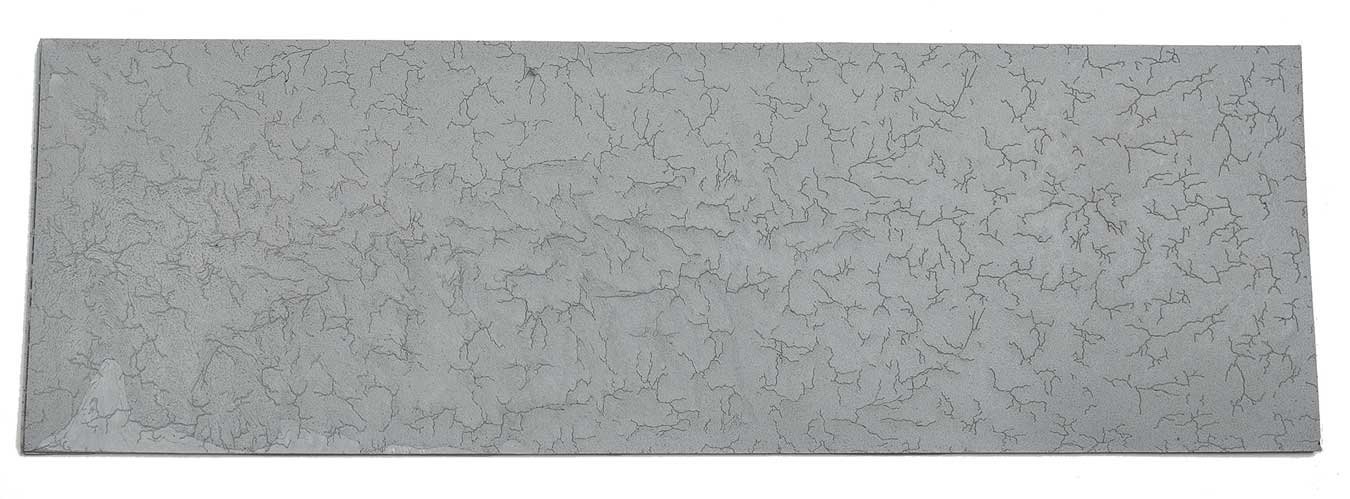 Flexible Roadway - Distressed Concrete -- Medium Cracks 11-1/2 x 3-3/4′ 29.2 x 9.5cm, HO, Chooch Enterprises 8652