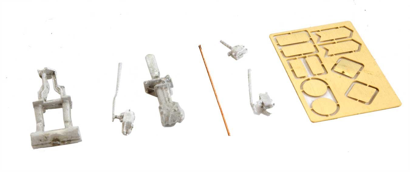 GRS Model 9B Switch Lock & Pettibone-Mulliken Switch Stand -- Cast-Metal Kit, HO, Details West 962