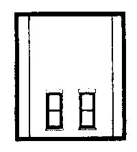 Modular Building System(TM) -- Two-Story Wall Sections w/2 1st Floor Rectangular Wind, HO, Design Preservation Models 30137