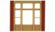 Modular Building System(TM) -- Street Level Wall Sections w/Victorian Window - Kit, HO, Design Preservation Models 30142