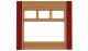 Modular Building System(TM) -- Street Level Wall Sections w/20th Century Window - Kit, HO, Design Preservation Models 30162