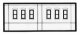 N Scale Modulars System(TM) (Plastic) -- Dock Level Windows pkg(3) 3-1/2′ Wide x 1-13/, N, Design Preservation Models 60102