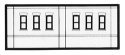 N Scale Modulars System(TM) (Plastic) -- Dock Level Windows pkg(3) 3-1/2′ Wide x 1-13/, N, Design Preservation Models 60102