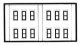 N Scale Modulars System(TM) (Plastic) -- Two-Story 12-Window pkg(3) 3-1/2′ Wide x 1-15, N, Design Preservation Models 60122