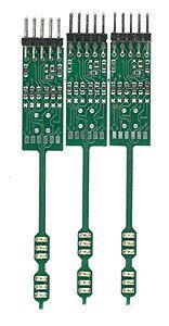 Plug′N Play Signal Mast Base Kit -- pkg(3), HO, Digitrax SMBK