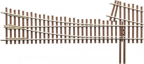Code 83 Ladder Track System Turnout -- 5d Right Hand Intermediate Ladder, HO, Micro Engineering 14717