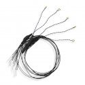 Fast-Flashing Nano Chip LED -- Red w/8′ 20.3cm Wire Leads - 7-19V AC or DC pkg(5), All Scales, Evan Designs UN3FF