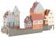 B-924 Old Town Block -- Kit in Retro Package - 12-3/16 x 5-1/8 x 6-7/8′ 31 x 13 x 17.4cm, HO, Faller Gmbh 109924