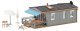 Mobile Home -- Kit - 4-5/16 x 2-1/8 x 1-1/2′ 11 x 5.4 x 3.9cm, HO, Faller Gmbh 130657