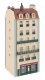 Six-Story Townhouse -- Kit - 4-1/8 x 4-3/8 x 10-9/16′ 10.5 x 11.1 x 26.8cm, HO, Faller Gmbh 130712