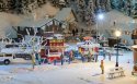 Christmas Market Stall 2-Pack -- Kit - 1-15/16 x 1-15/16 x 1-11/16′ and 1-11/16 x 1-11/16 x 1-3/4, HO, Faller Gmbh 134001
