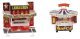 Christmas Market Stall 2-Pack -- Kit - 1-15/16 x 1-15/16 x 1-11/16′ and 1-11/16 x 1-11/16 x 1-3/4, HO, Faller Gmbh 134001